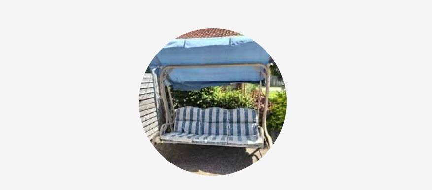 Bunnings swing discount chair with canopy