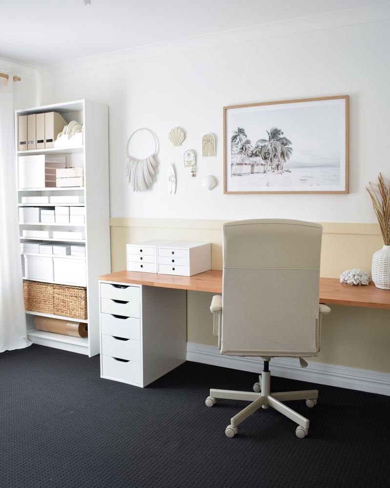 Budget coastal home office makeover | Bunnings Workshop community