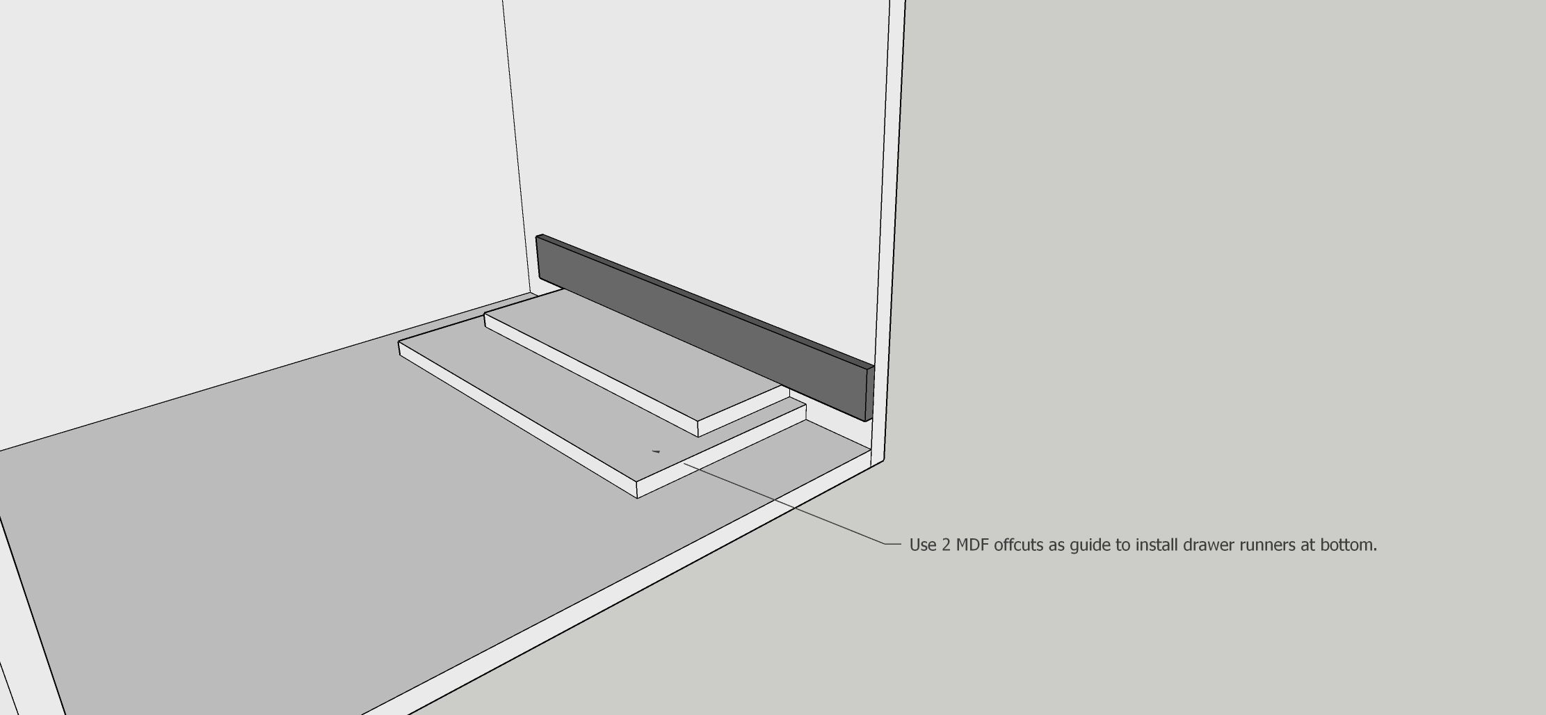 How to create a slideout bin cupboard? Bunnings community