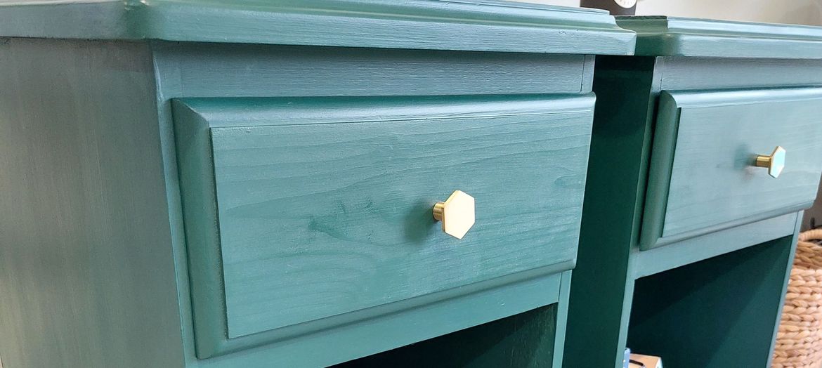 Upcycled pine deals bedside drawers