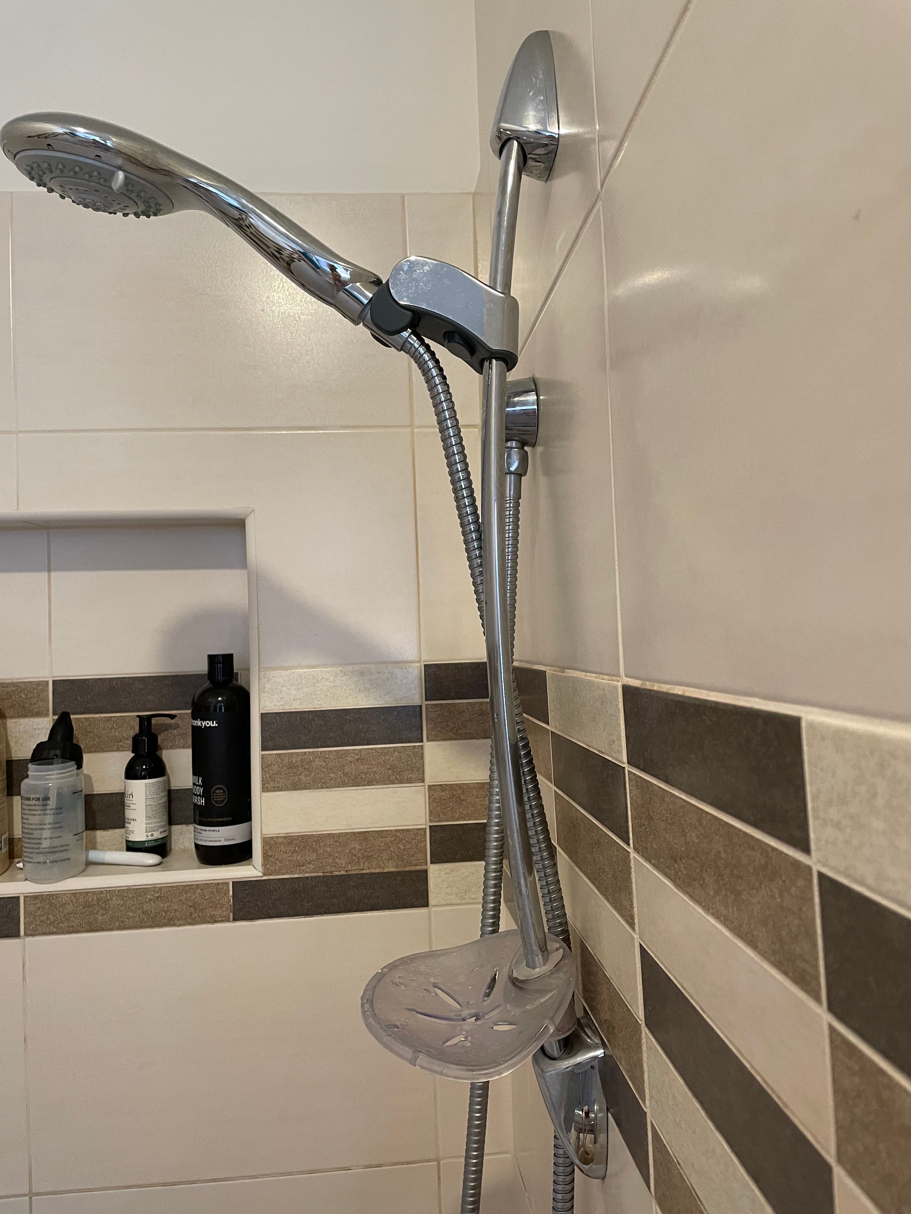 Plastic Shower Soap Dish Rail  Shower Rail Soap Dish Chrome