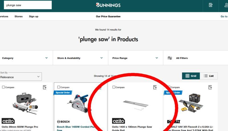 Makita mlt100 deals bunnings