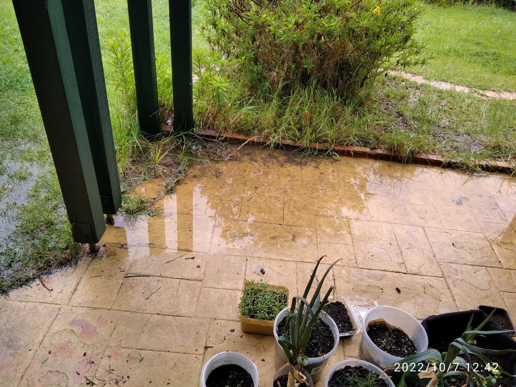 how-to-stop-water-accumulating-outside-m-bunnings-workshop-community