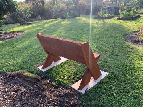 Outdoor bench seat online bunnings