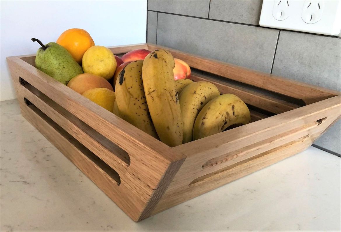 Wooden fruit best sale tray