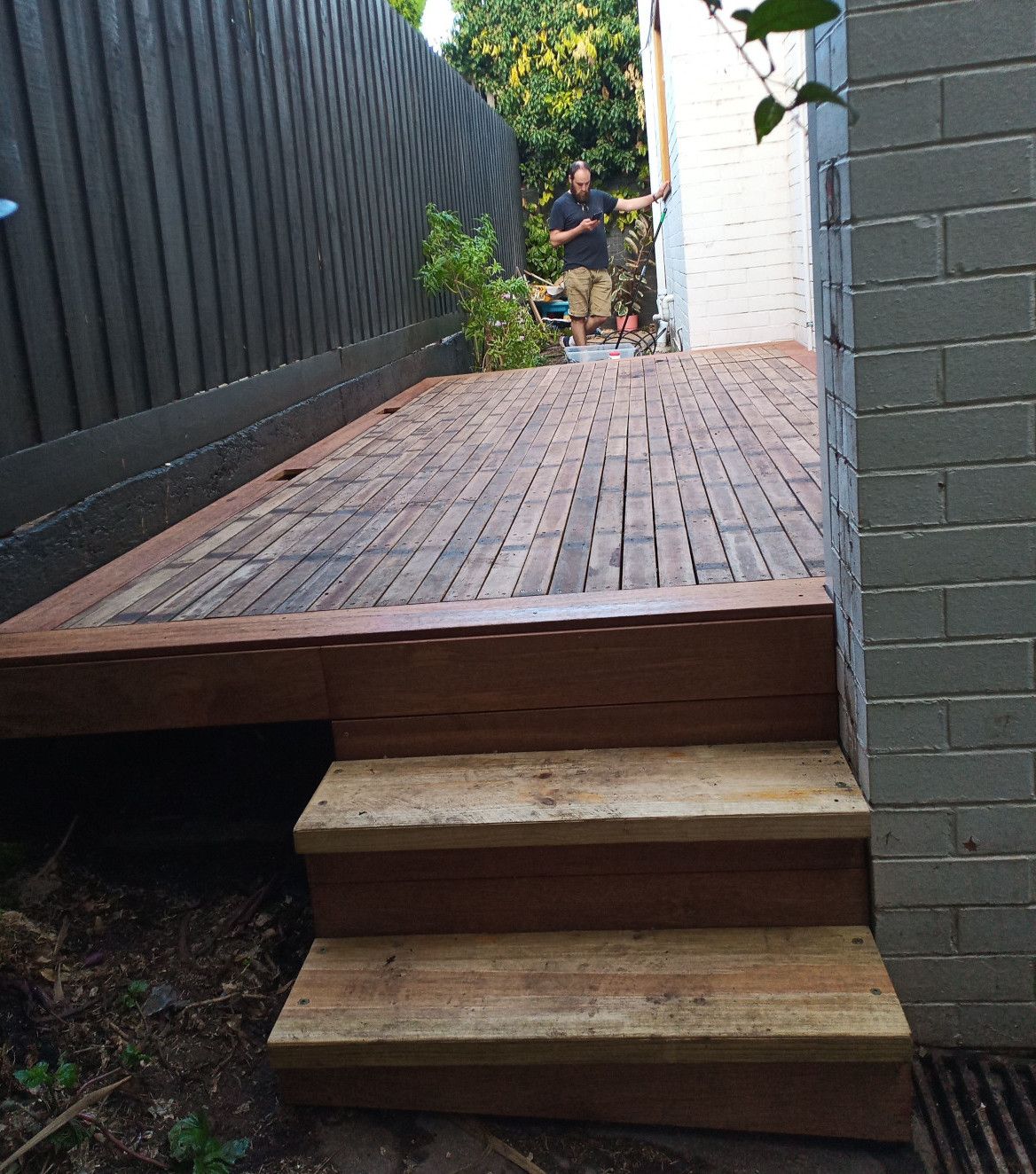 Low-level deck using reclaimed timber | Bunnings Workshop community