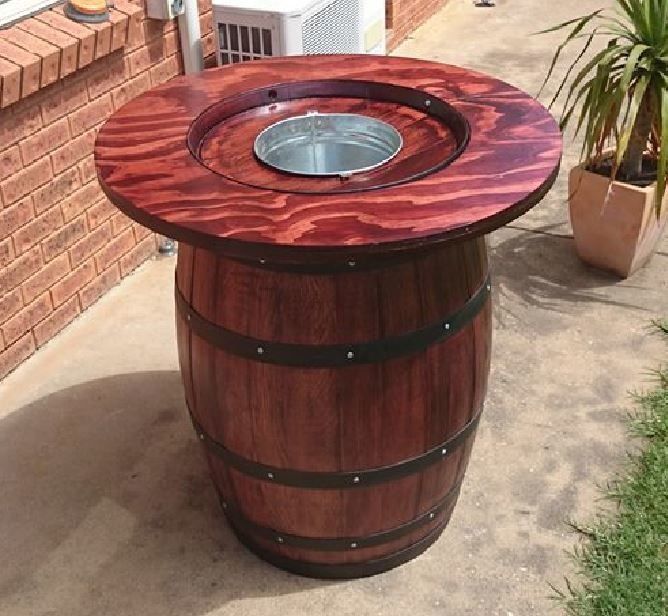 How to make a Wine Barrel Table Bunnings community