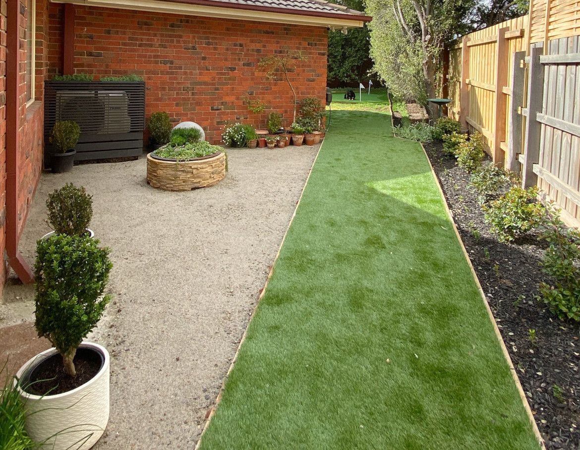 Side Yard Revamp With Artificial Grass Bunnings Workshop Community 1129