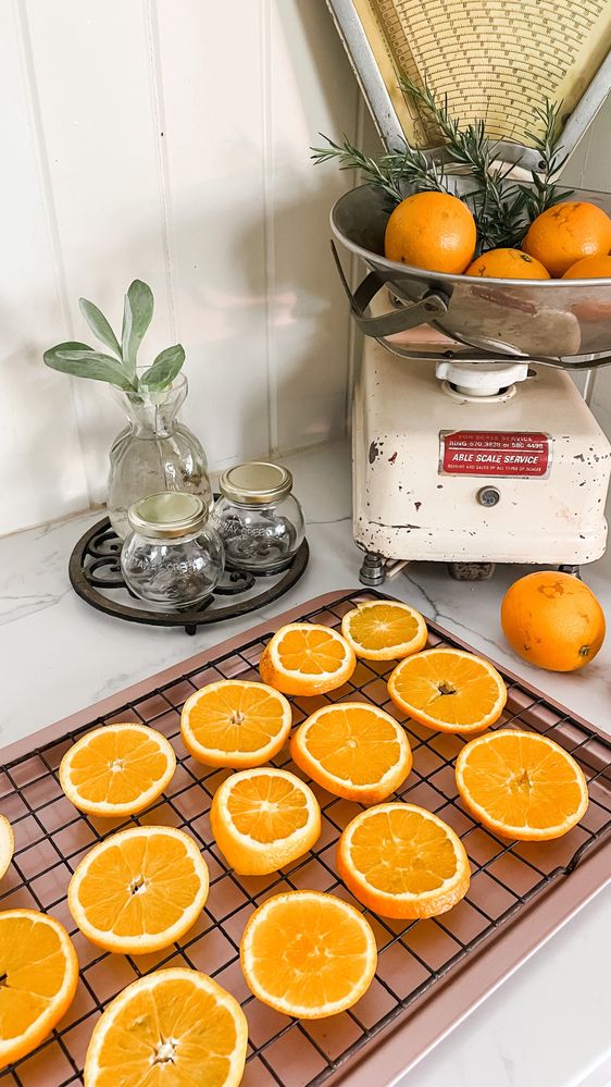 Drying Oranges