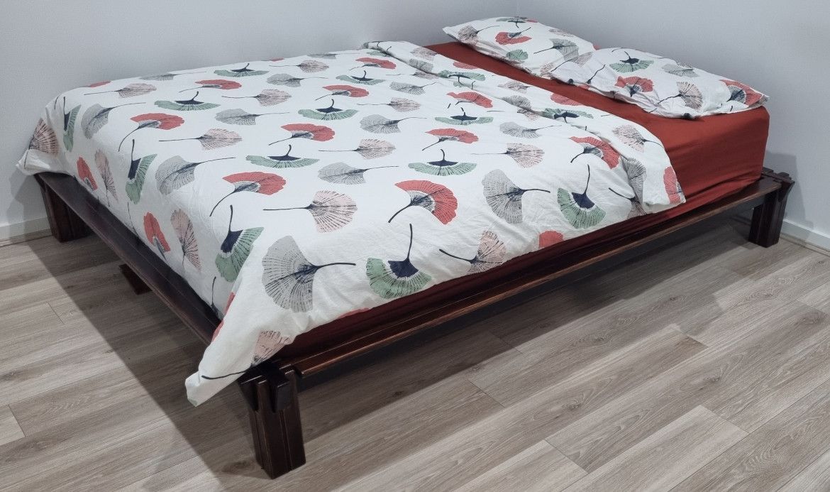 Wooden bed online legs bunnings