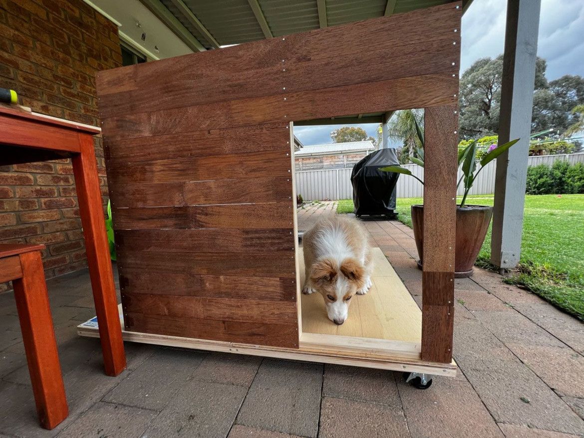 Bunnings diy best sale dog kennel