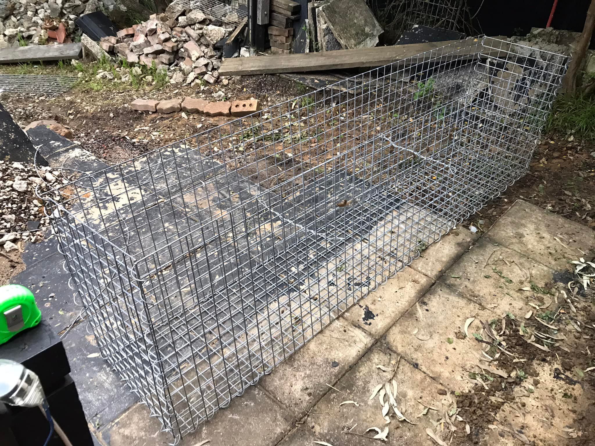 Large Gabion Retaining Wall Build 