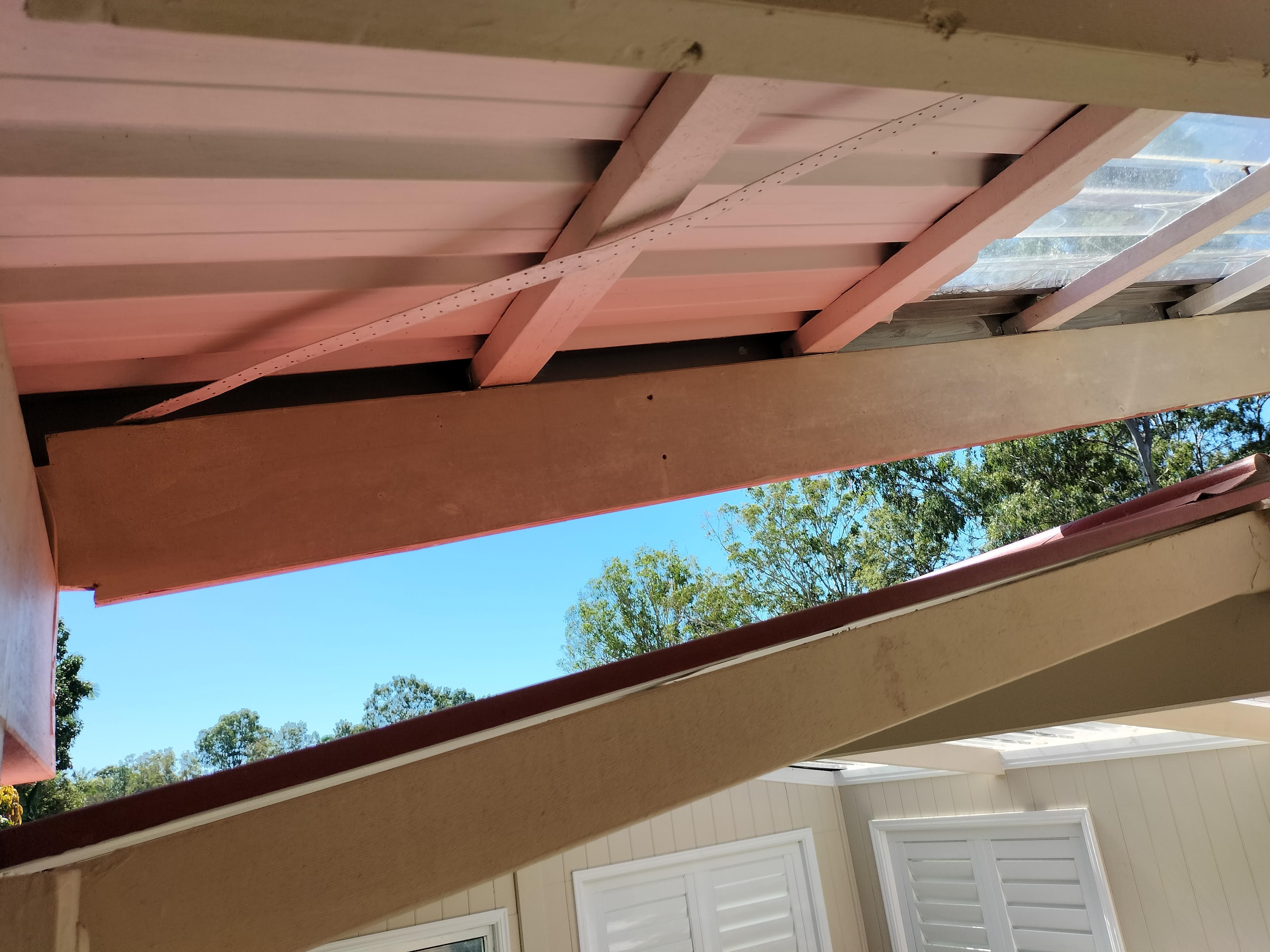 How to seal gap between roofing? Bunnings community