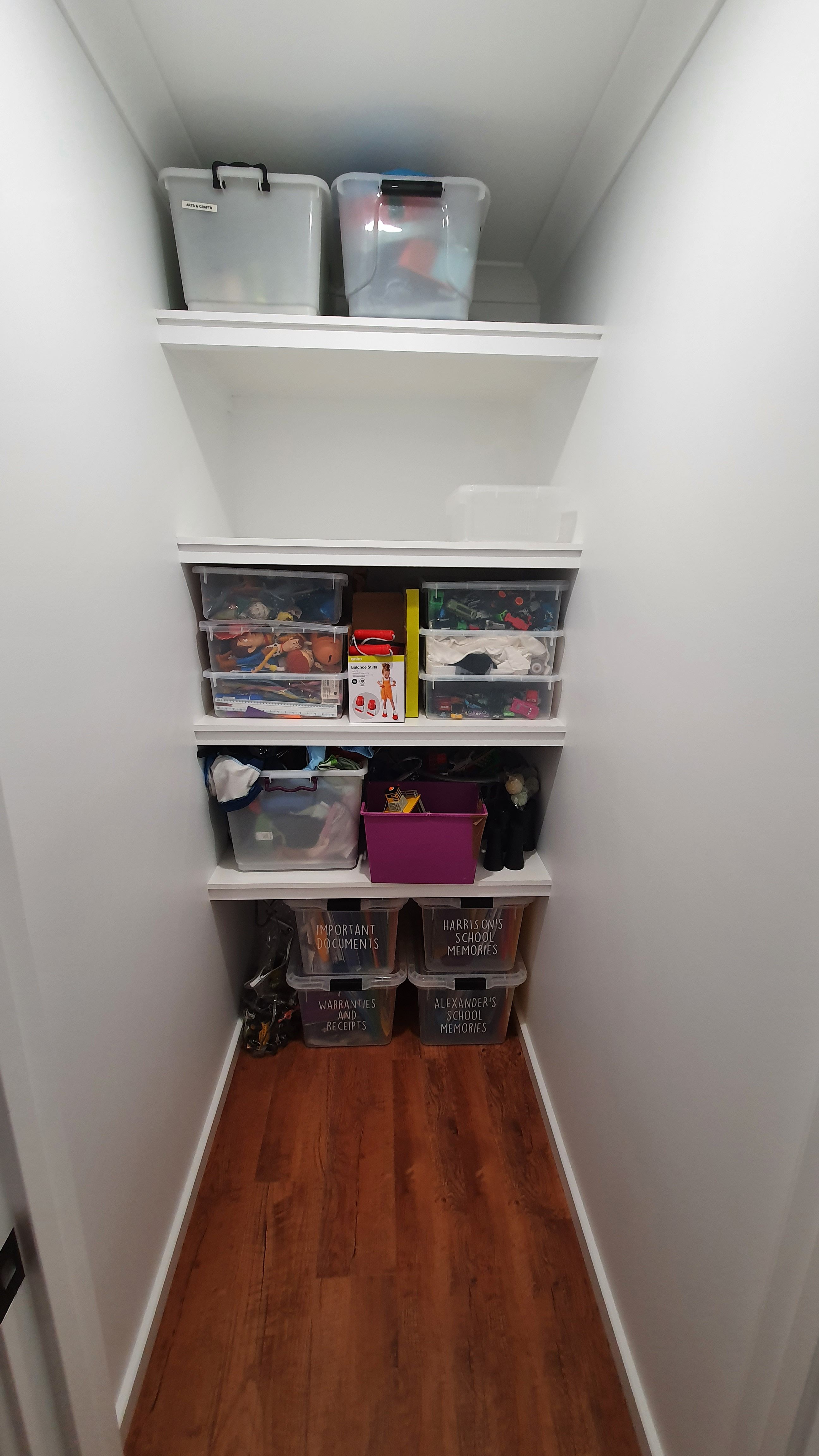 Wardrobe and storeroom shelves | Bunnings Workshop community