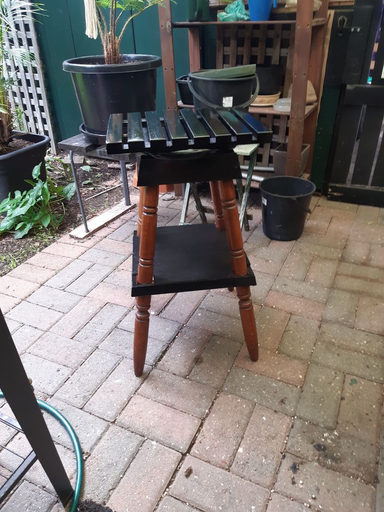 Bunnings discount wooden stool