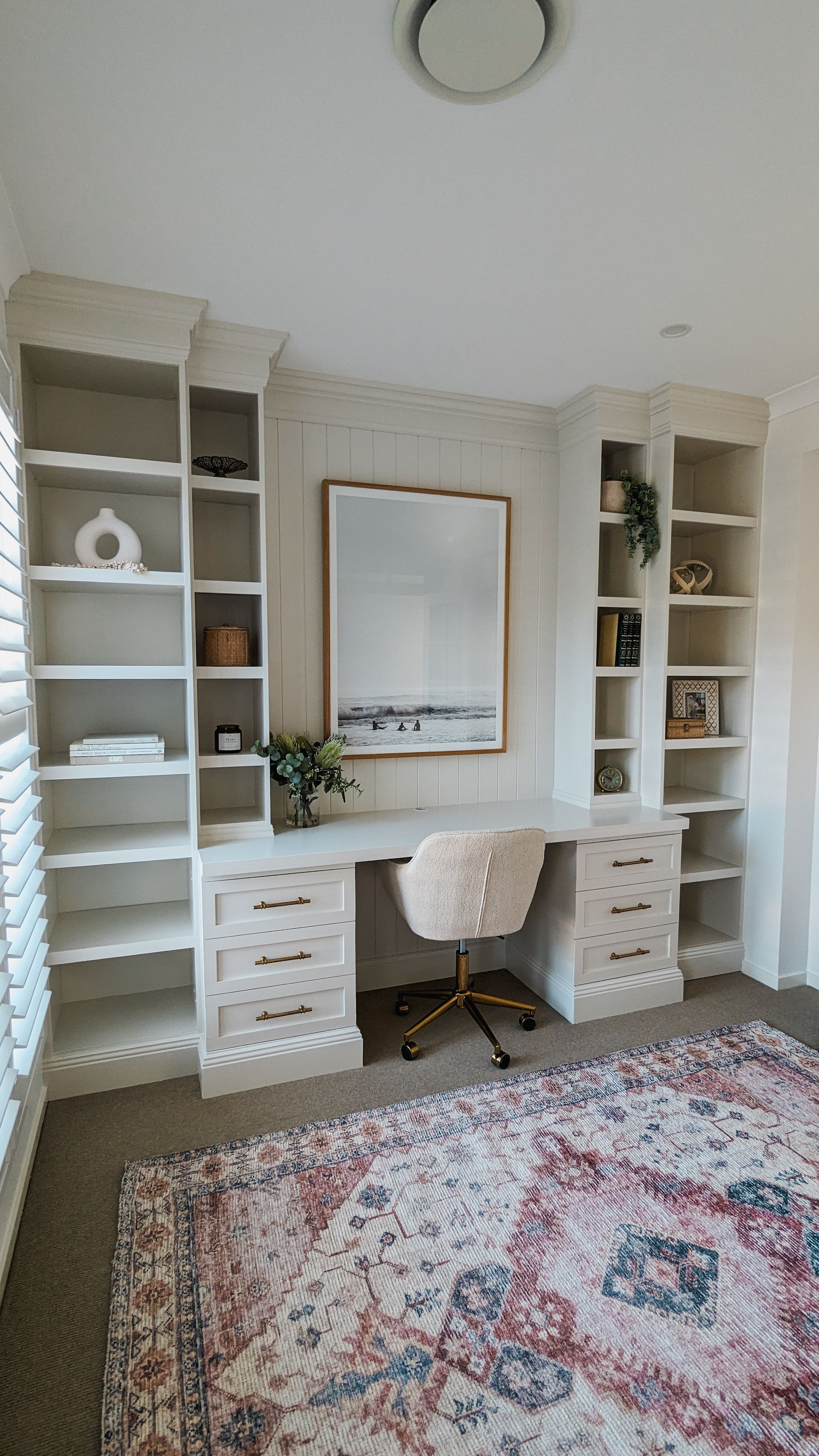 Custom home office using Flexi Storage | Bunnings Workshop community