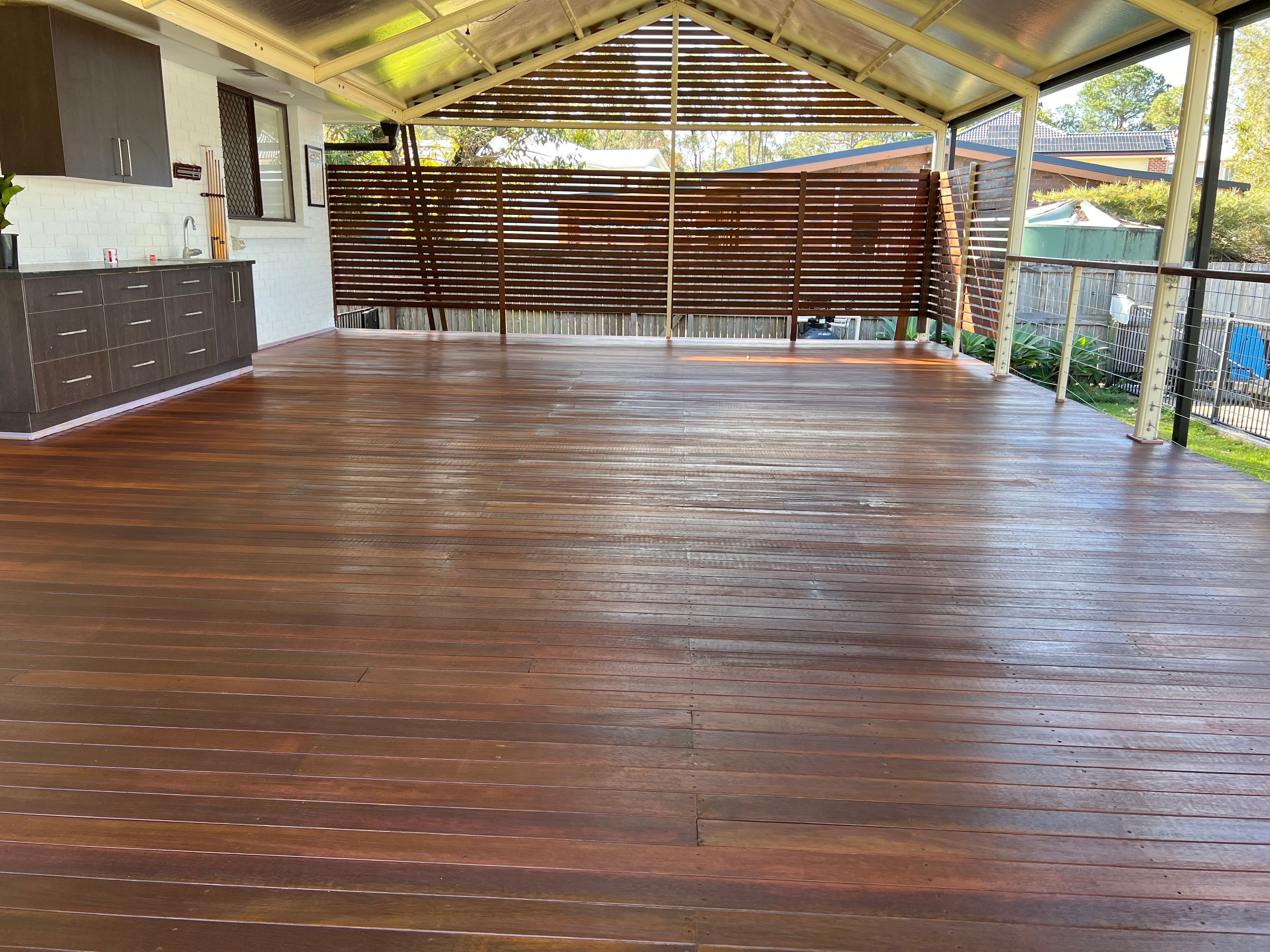 How To Renew Merbau Decking Area Bunnings Workshop Community 9039