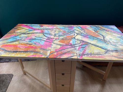 Ikea high deals gloss table top