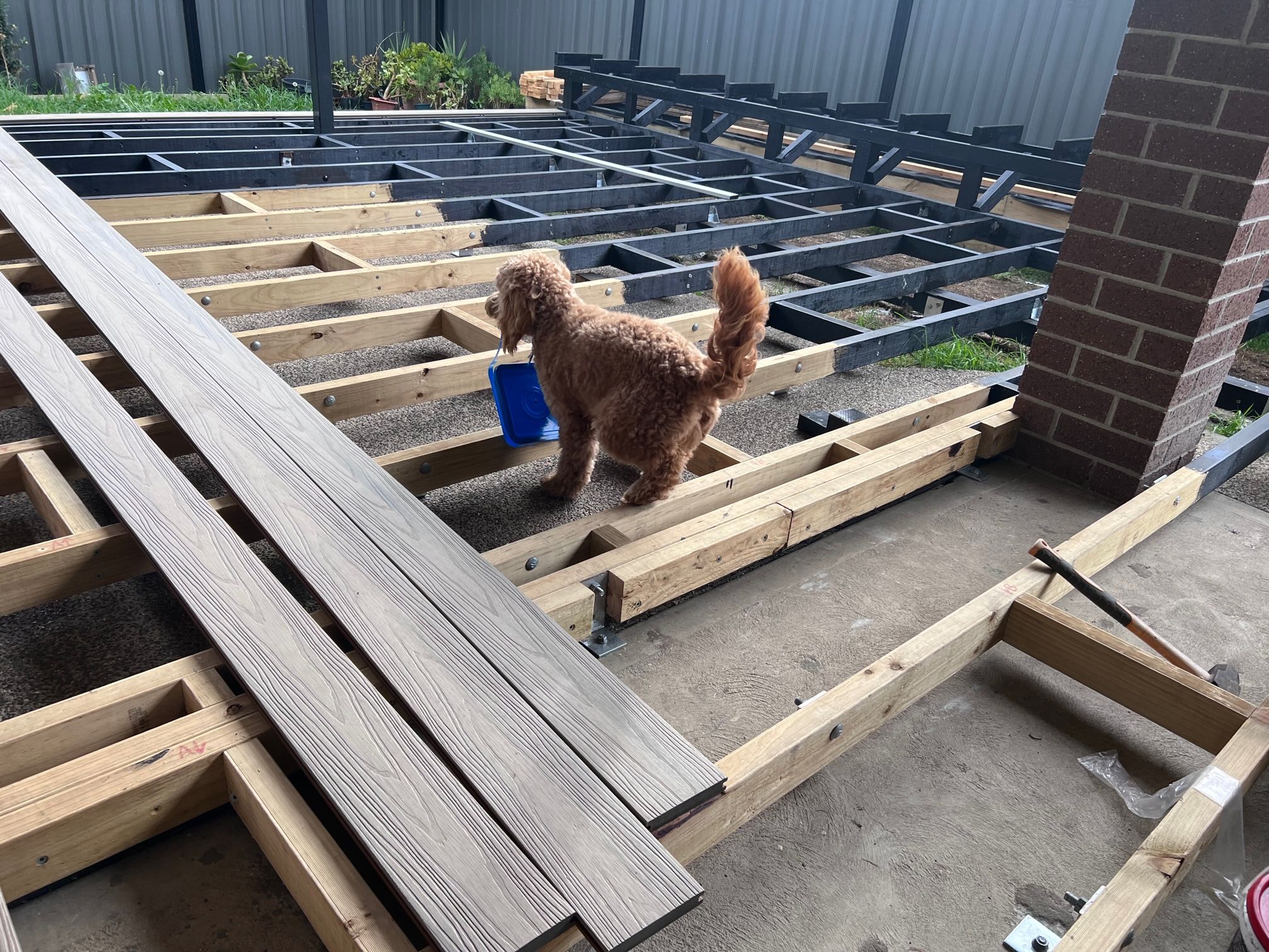 Low-level Deck Using Composite Boards | Bunnings Workshop Community