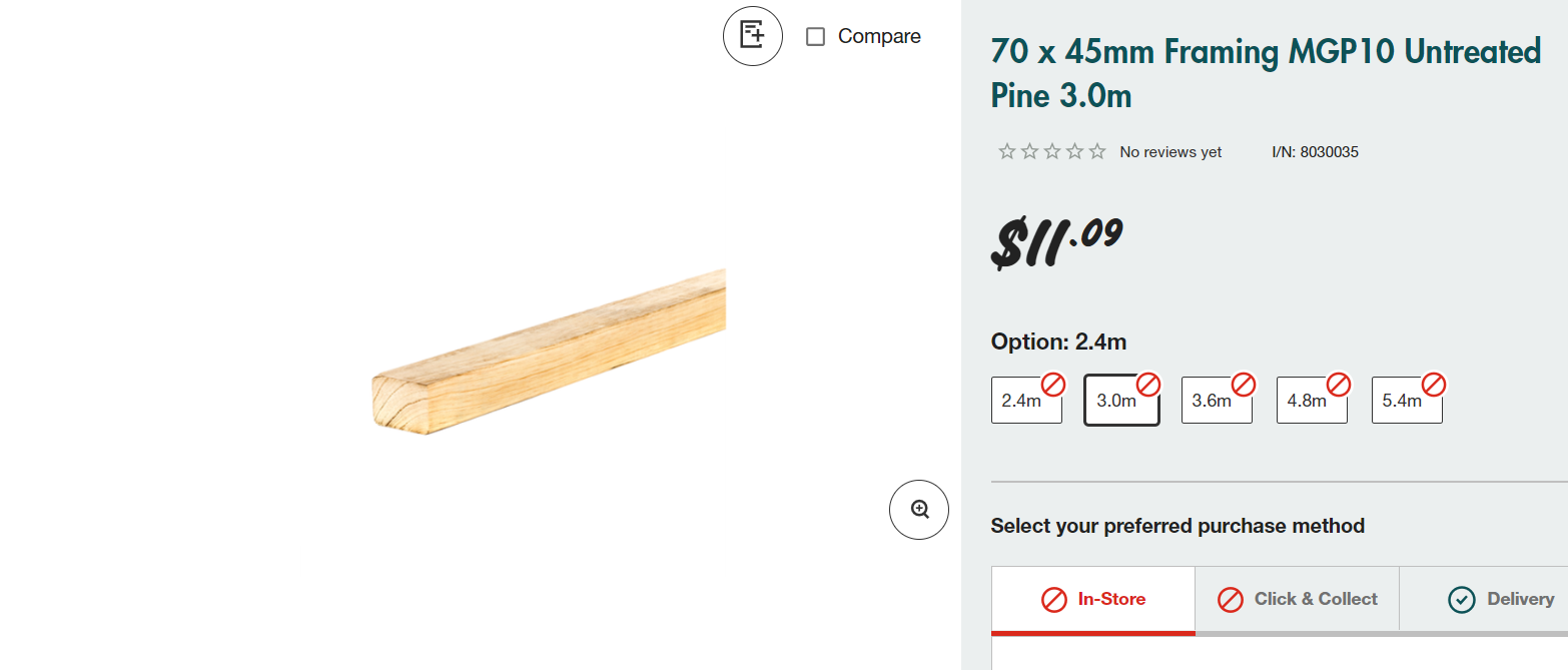 How to obtain untreated structural Pine ... | Bunnings Workshop community