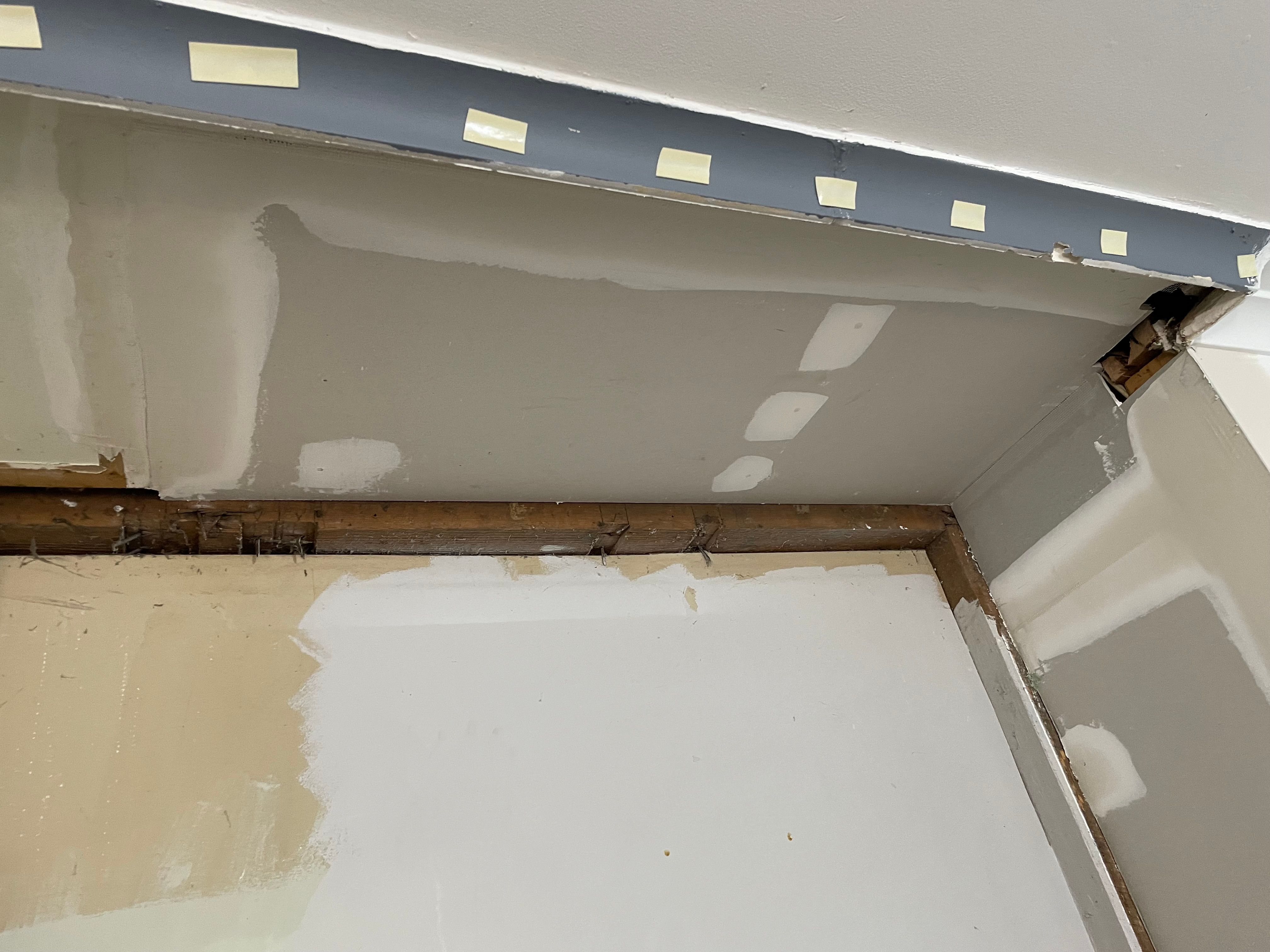 How to plaster and patch kitchen ceiling... | Bunnings Workshop community