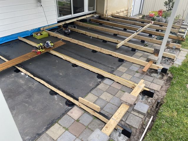 Solved: How to build a low-level deck? | Bunnings Workshop community