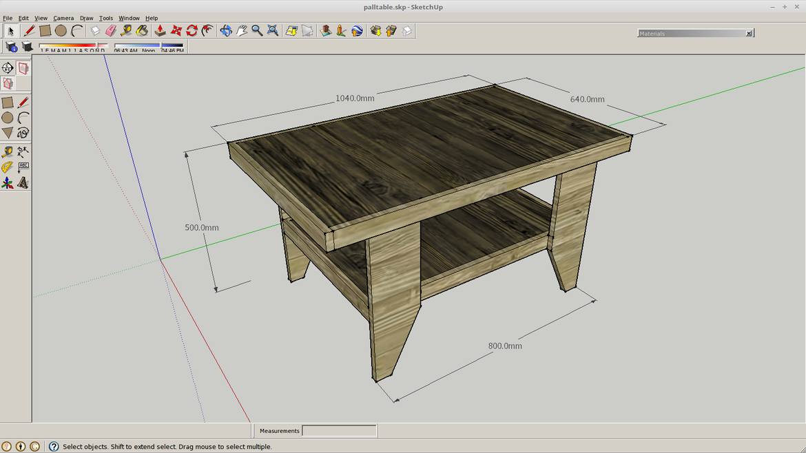 Clean and simple. Your effort will give the table character.