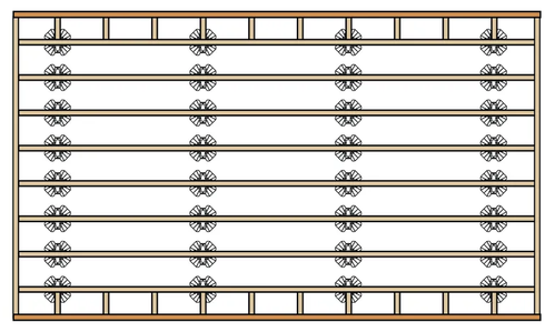 Tuffblocks on a decking example