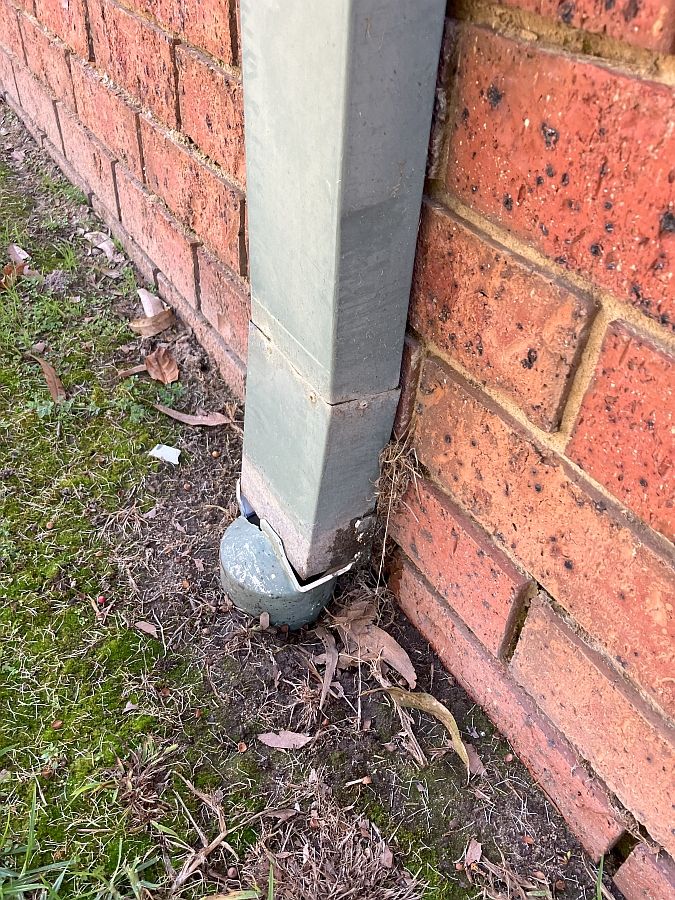 How to replace metal downpipes with PVC? Bunnings community