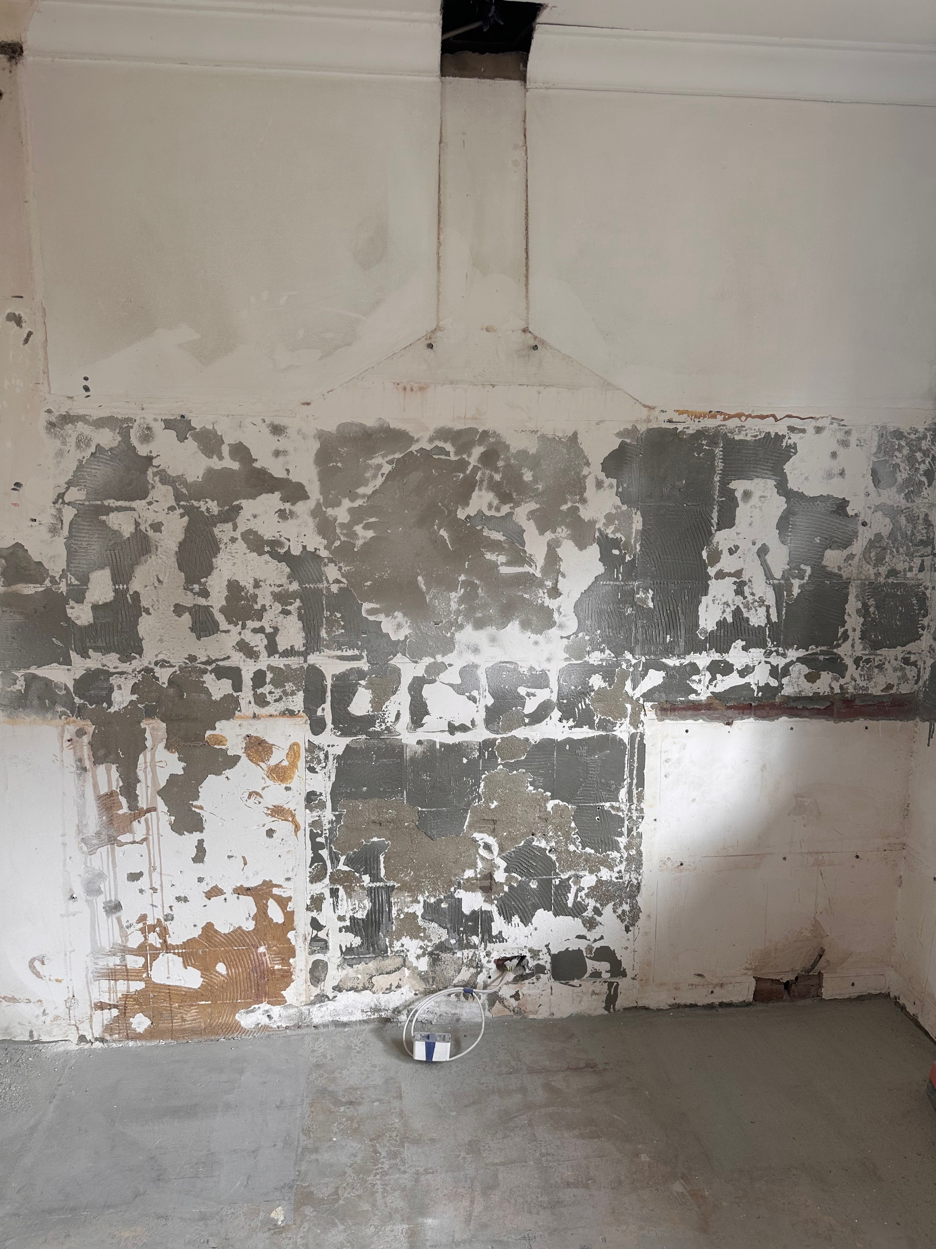 how-to-replaster-a-wall-after-removing-t-bunnings-workshop-community