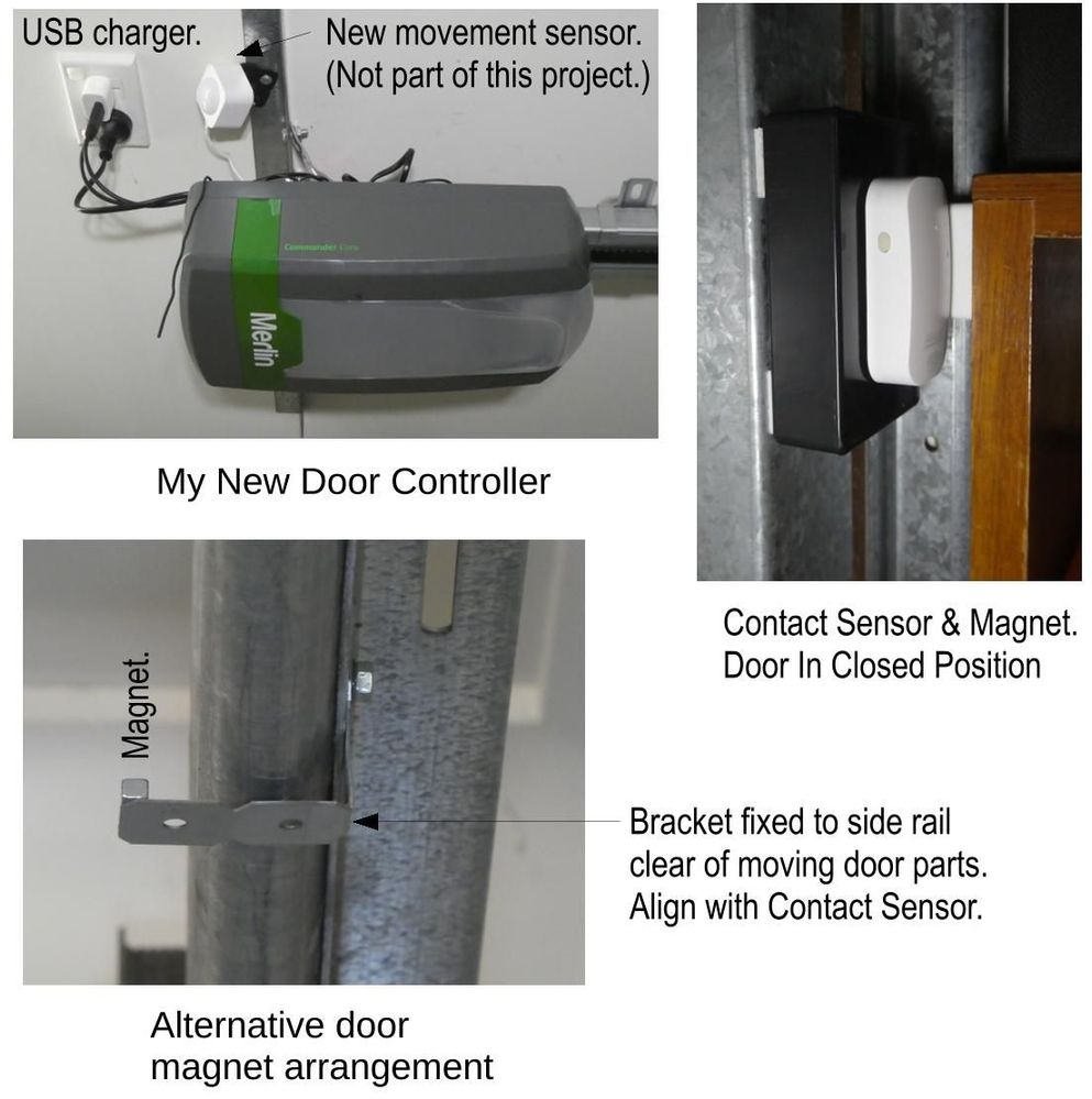 Door Controller and Door Position Sensor