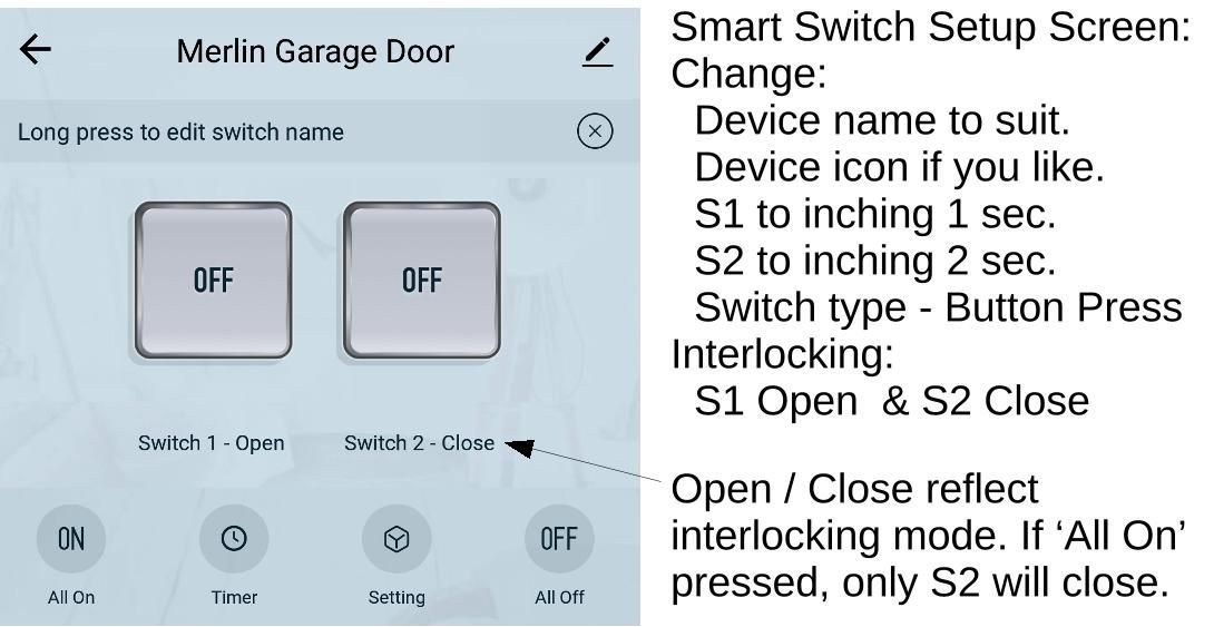 Smart Switch Device Configuration