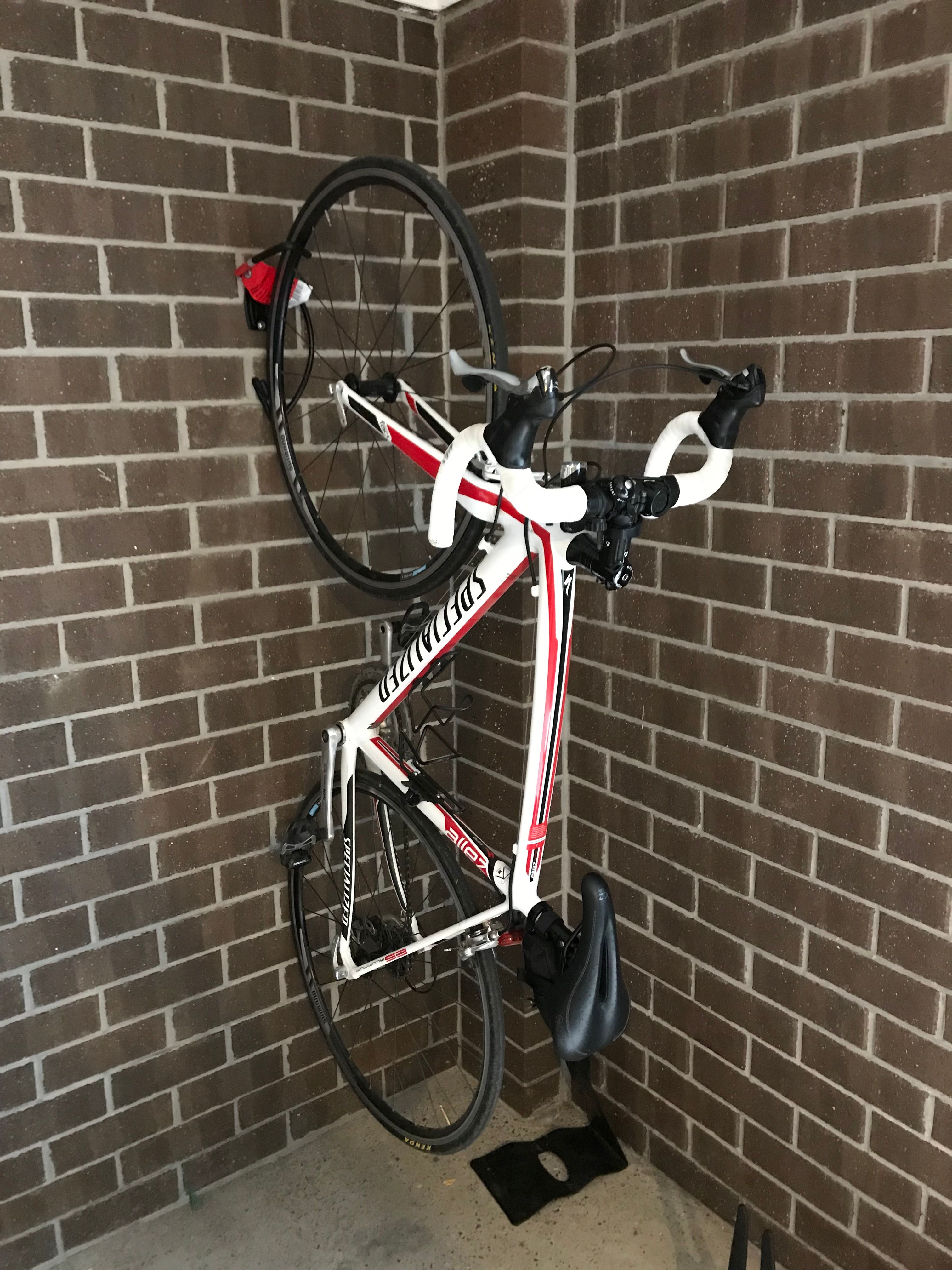 vertical bike hanger bunnings